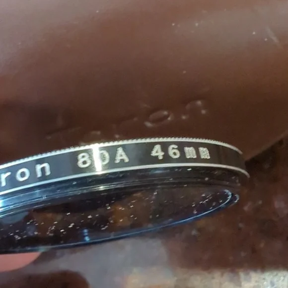 Taron 46 mm lenses, UV, 85A, 80A - Picture 3 of 6